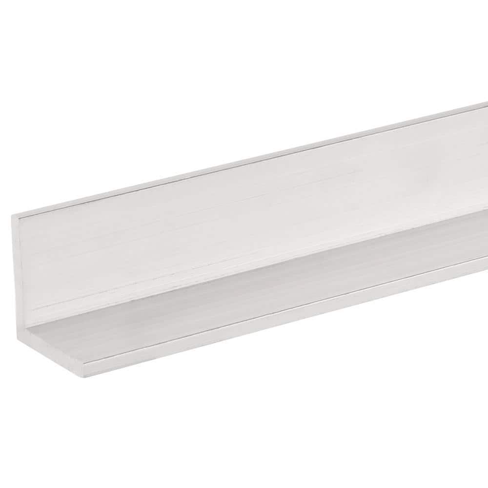 1 in. x 4 ft. – 1/8 in. Thick Aluminum Angle - Hercitys