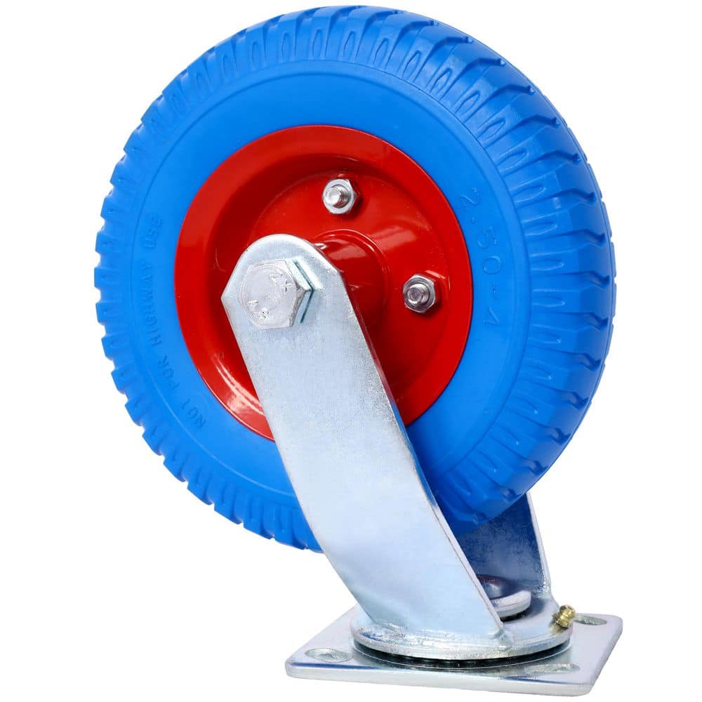 5/8 in. Bore Centered Axle 2-pieces 10 in. Caster - Hercitys