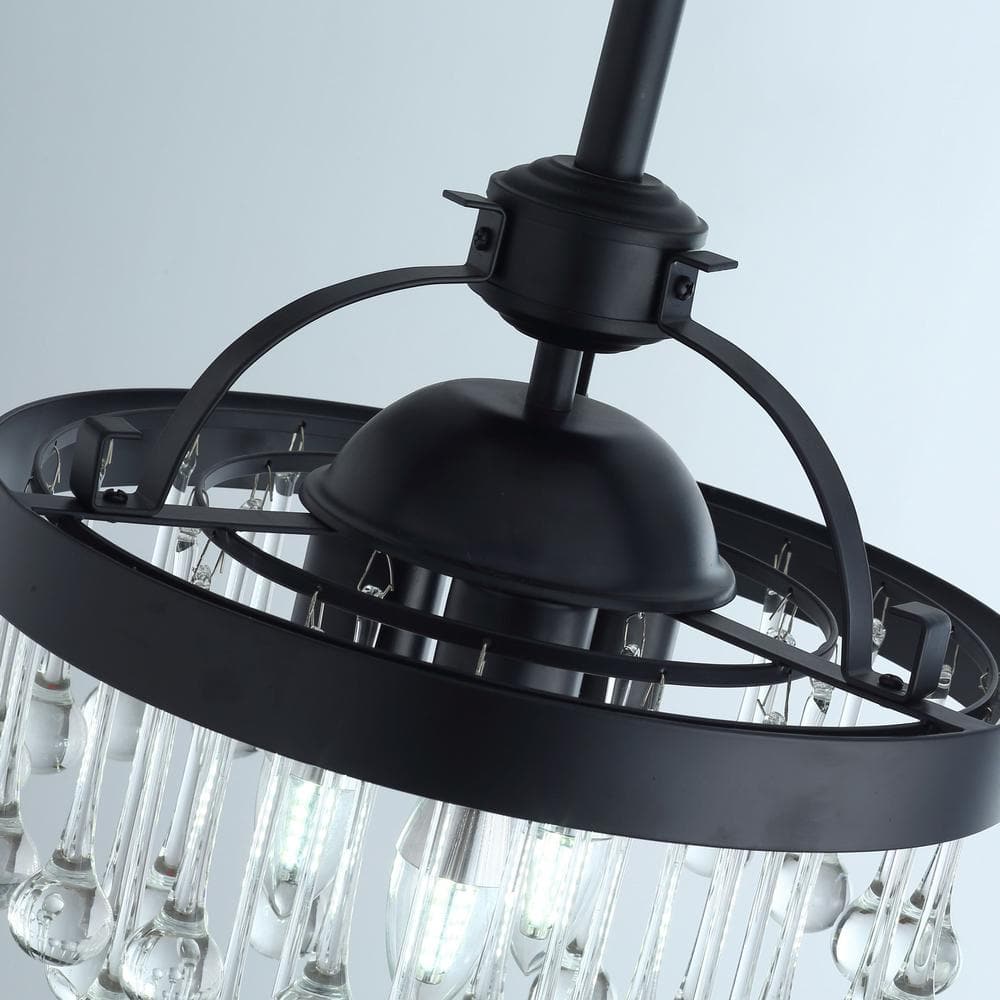 11.8 in. 3-Light Modern Crystal Semi-Flush Mount - Hercitys