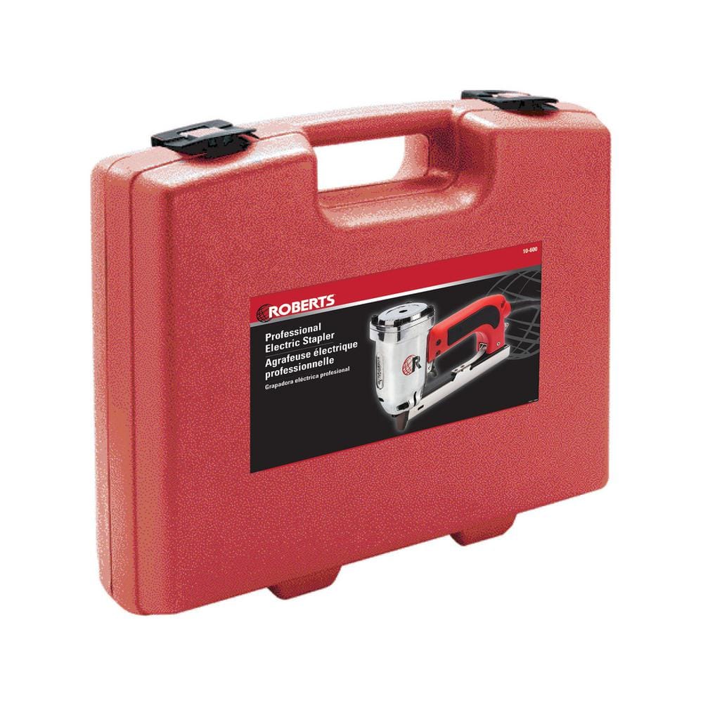 3/16 in. Crown, 20-Gauge Electric Stapler with Carrying Case - Hercitys