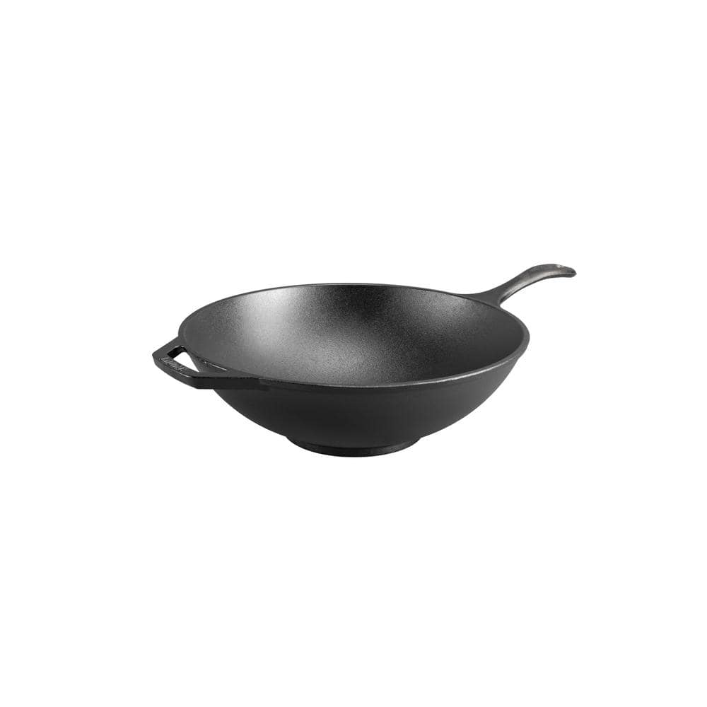 12 in. Cast Iron Chef Style Wok - Hercitys