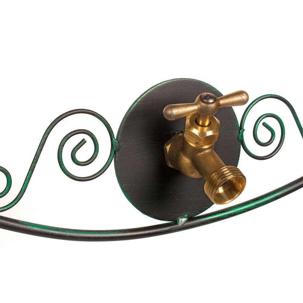 125 ft. Green Steel Dragonfly w/Spigot Hose Stand Garden Hose Reel - Hercitys