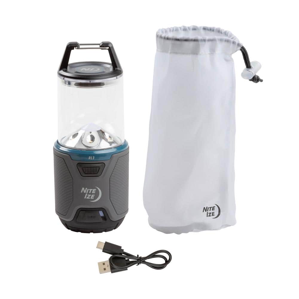 500 Lumens Radiant RL3 PowerSwitch Rechargeable Lantern, Dual Power Alkaline USB Battery - Hercitys