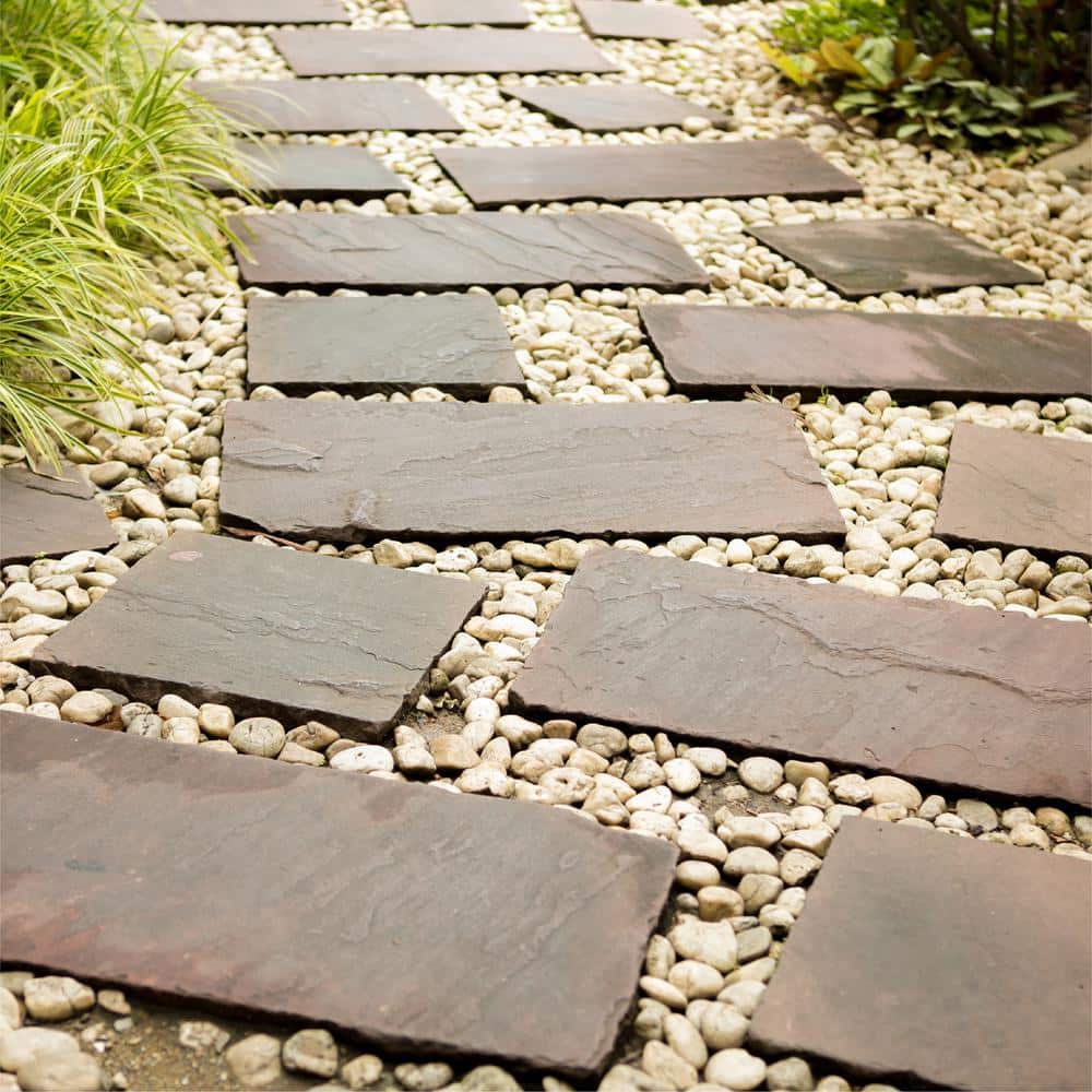 .25 cu. ft. 2 in. to 3 in. Buff Mexican Beach Pebbles Smooth Round Rock for Gardens, Landscapes and Ponds - Hercitys