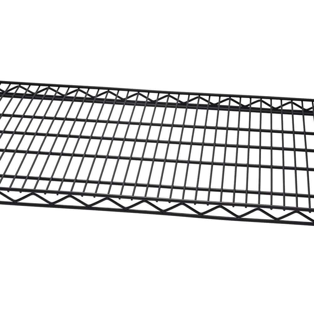 48 in. W x 18 in. D Individual Black Steel Wire Shelf - Hercitys