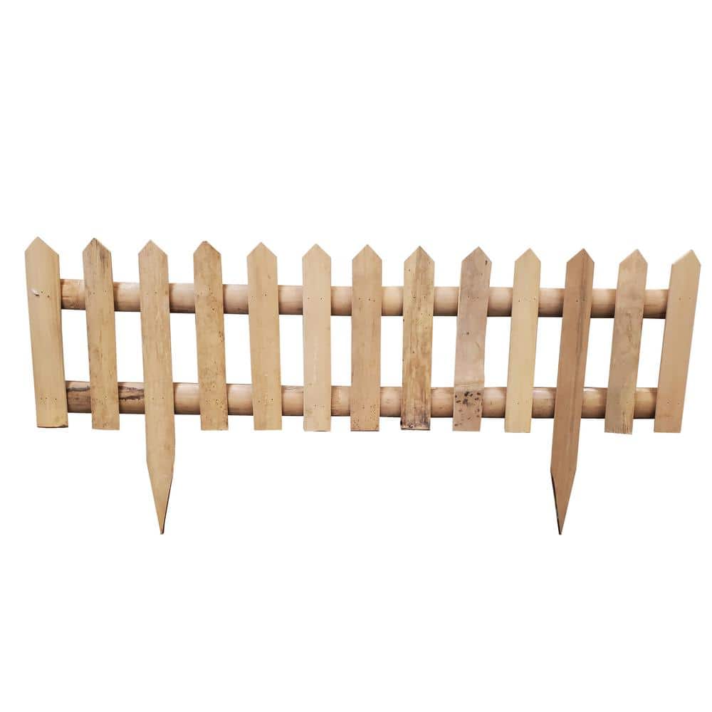 16 in. H, Bamboo Picket Garden Fence - Hercitys