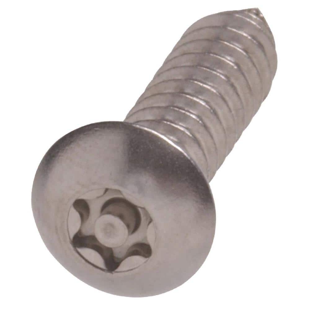 #8 1/2 in. Star Button-Head Sheet Metal Screws (10-Pack) - Hercitys