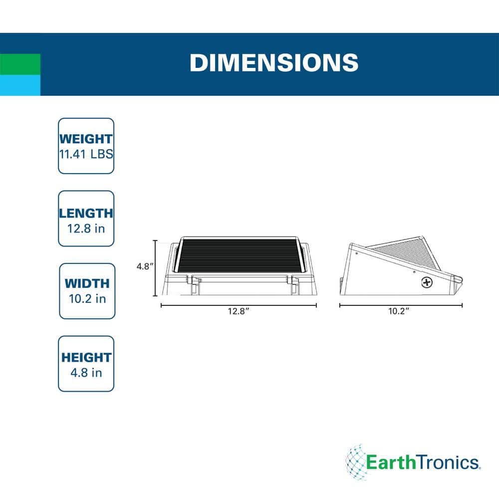250- Watt Equivalent Integrated LED Black Dusk to Dawn Wall Pack Light, Selectable Lumens, CCT 3000K-5000K - Hercitys