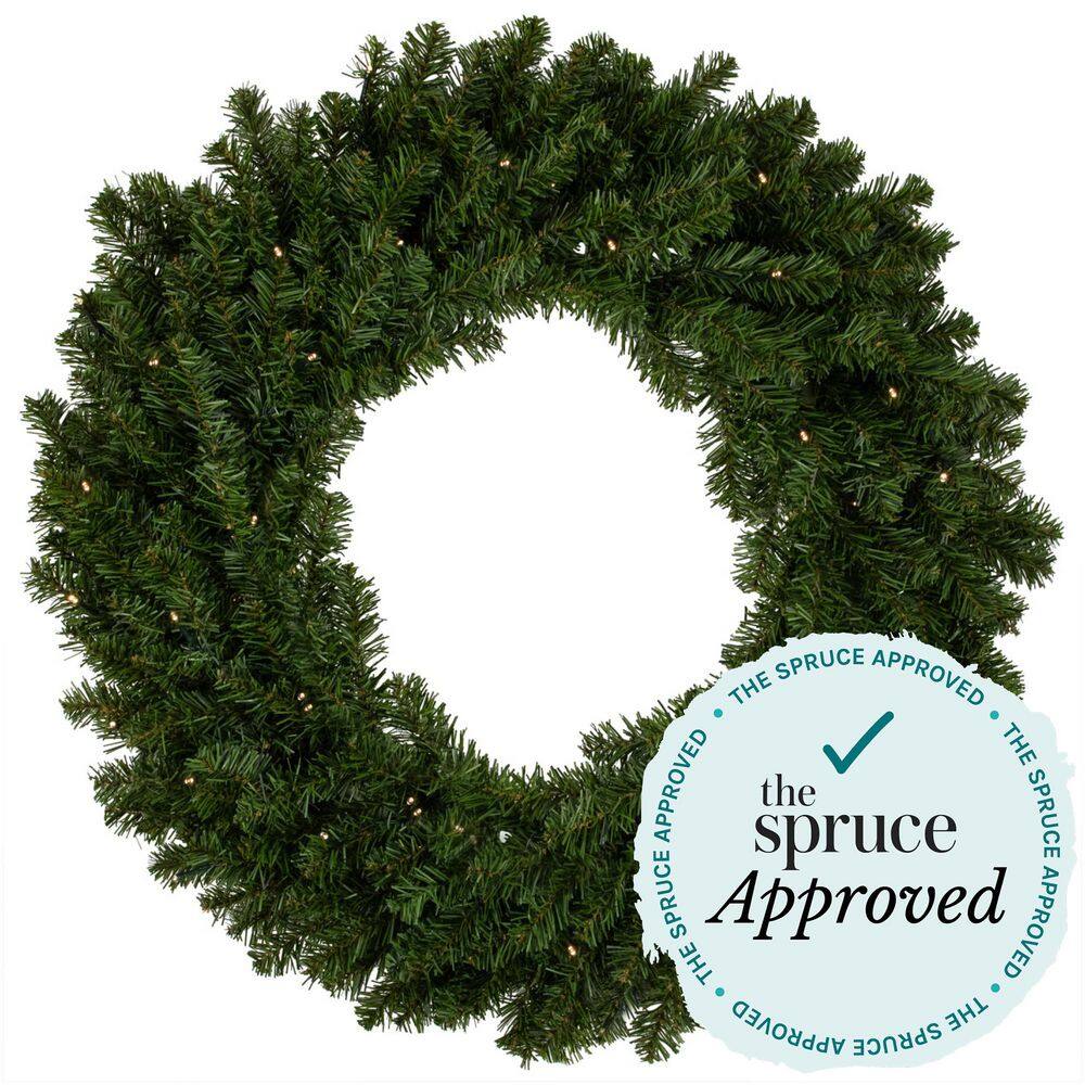 48 in. Canadian Pine Artificial Christmas Wreath-Unlit - Hercitys