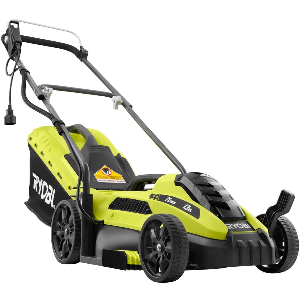 13 in. 11 Amp Corded Electric Walk Behind Push Lawn Mower - Hercitys