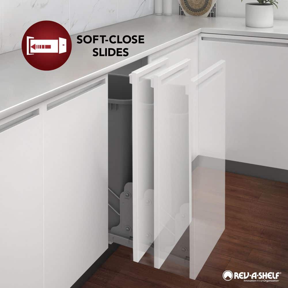 4.88 in. H x 14 in. W x 21.62 in. D Standard Pull-Out Drawer with Soft-Close slides - Hercitys