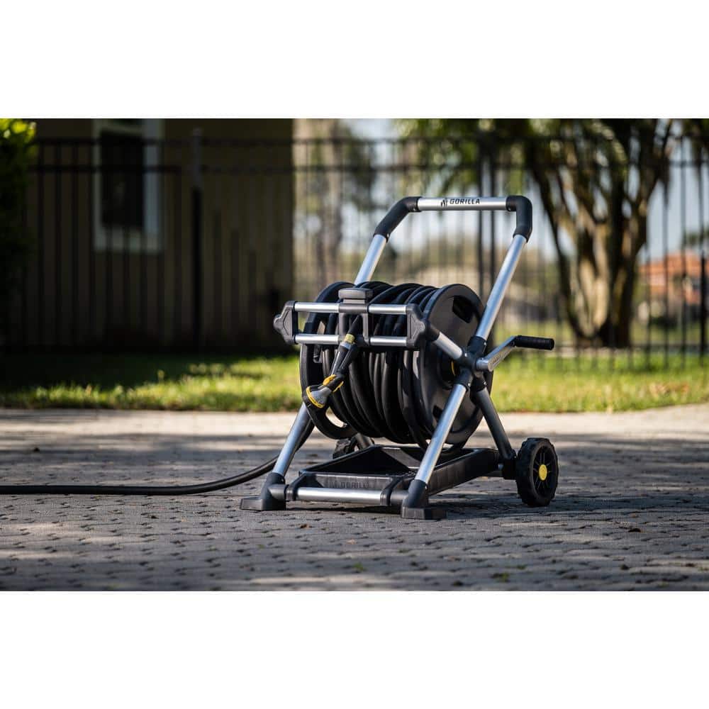 200 ft. Aluminum Zero Rust Premium Mobile Hose Reel - Hercitys