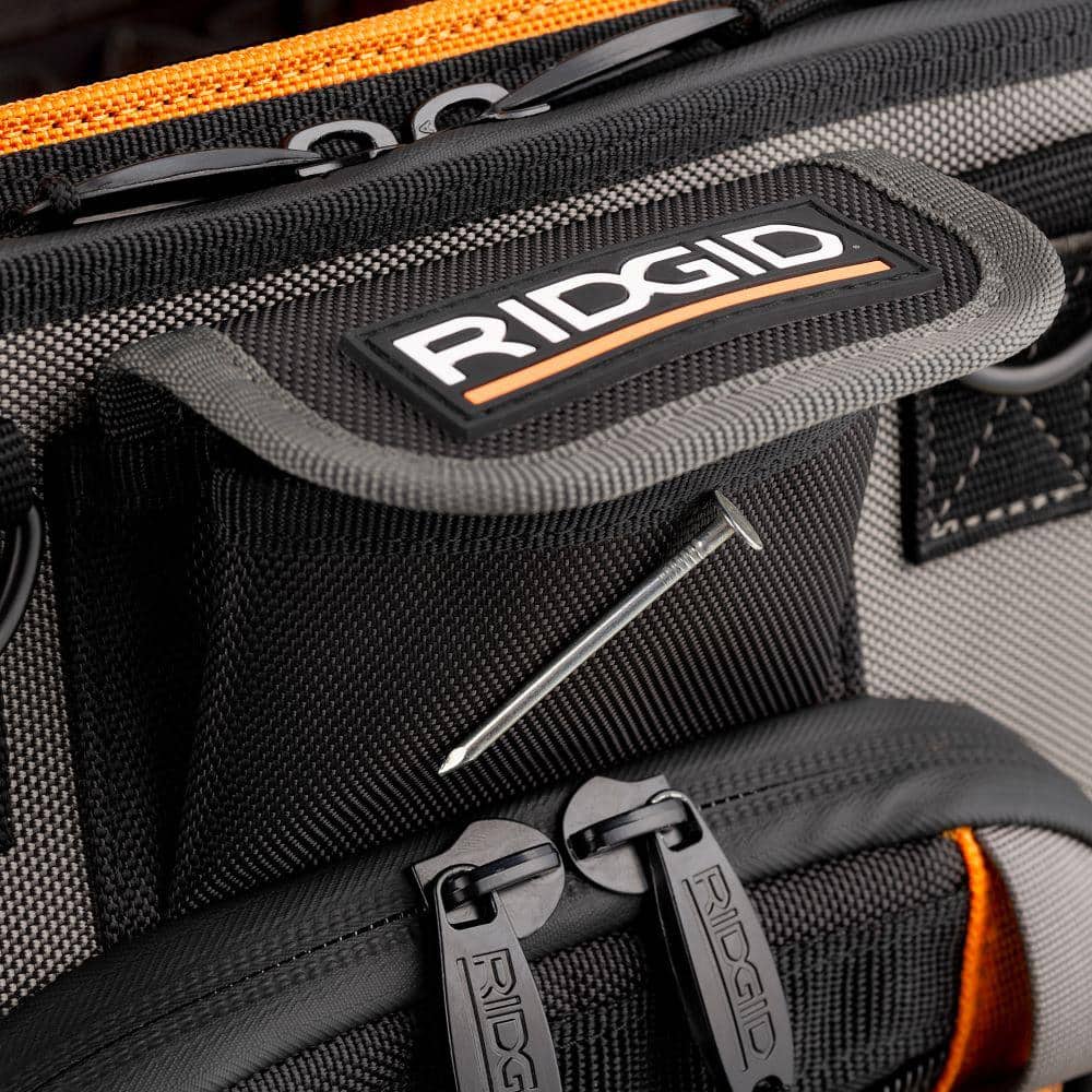 17 in. 62 Pocket Professional Grade Open Top Rolling Tool Bag - Hercitys