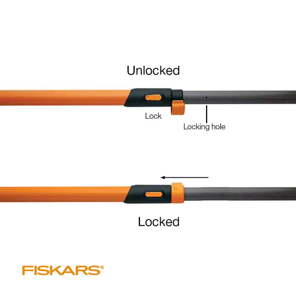 1 in. Cut Capacity Steel Blade Fiberglass Handled 12 ft. Tree Pruner - Hercitys