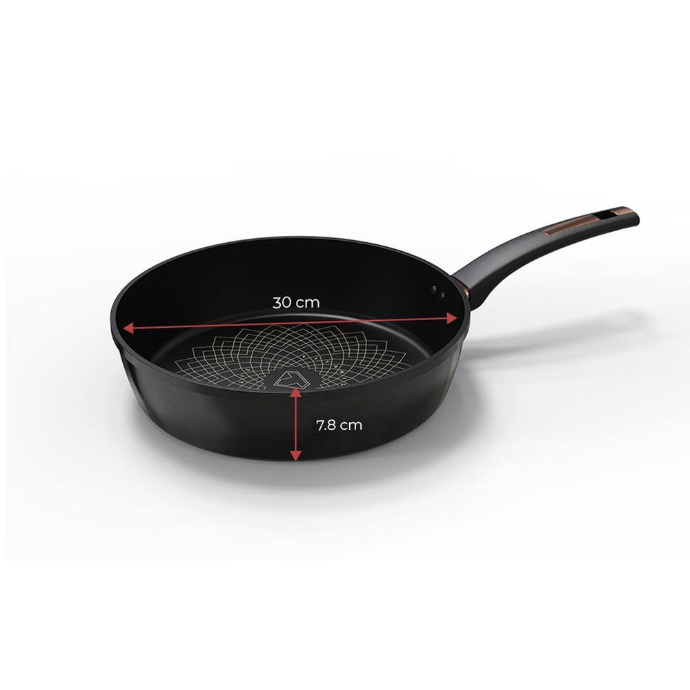 11.8 in. Ultra Titanium Nonstick Deep-Frying Pan (30 cm) - Hercitys