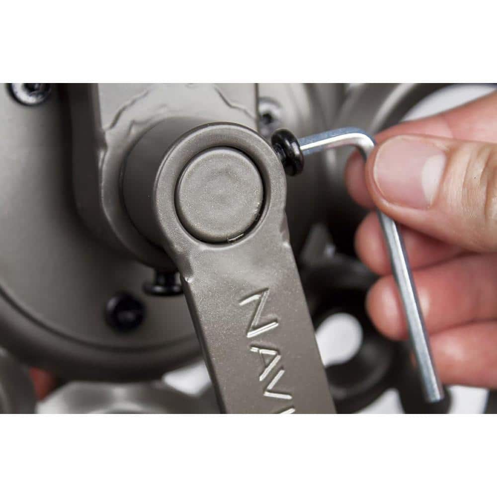 125 ft. Bronze Steel Rotating Wall Mounted Garden Hose Reel - Hercitys