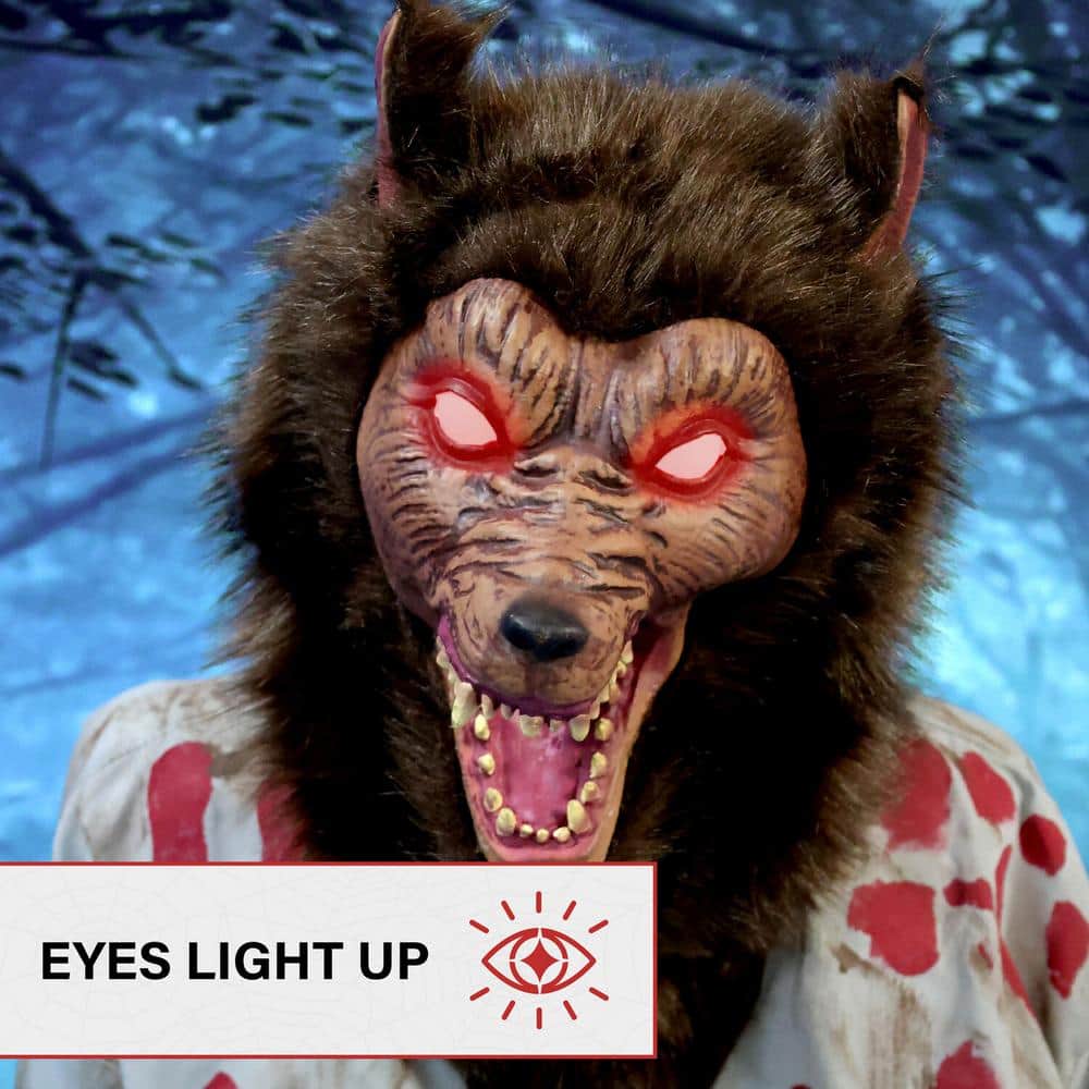 31 in. Howler by Tekky, Premium Halloween Animatronic - Hercitys