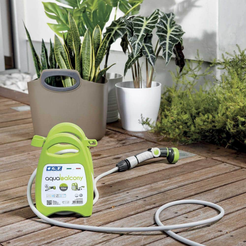 3/8 in. Dia x 33 ft. Hose with Hose Hanger Aqua Balcony - Hercitys