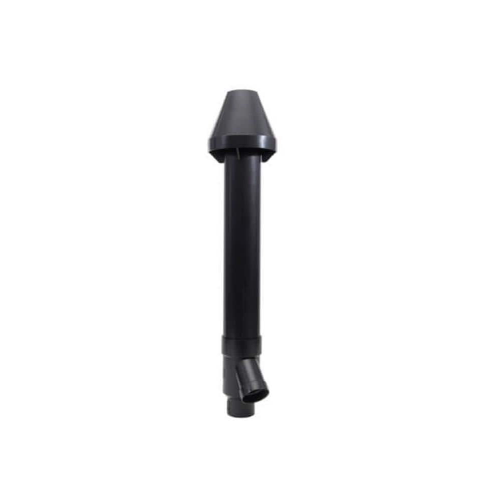 3 in. x 20 in. PVC FGV Concentric Vent Kit in Black - Hercitys
