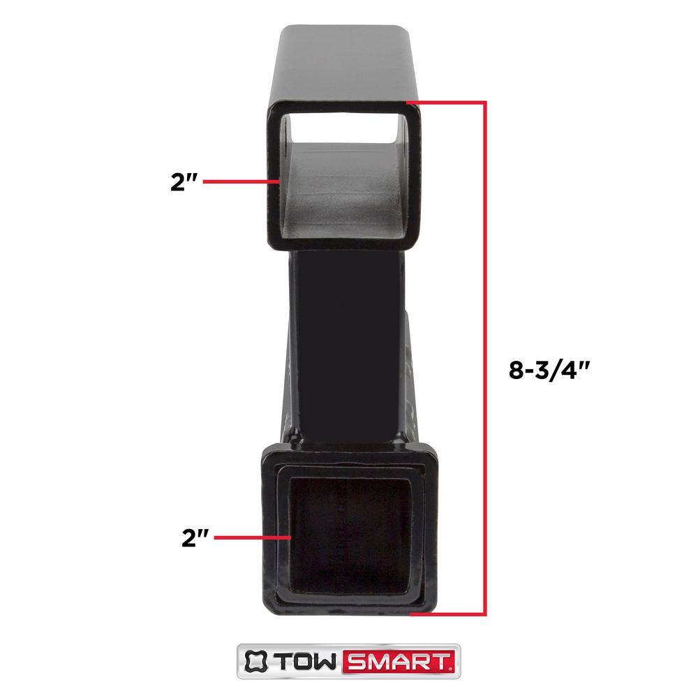 2 in. Dual Hitch Extension 4000 lbs. - Hercitys