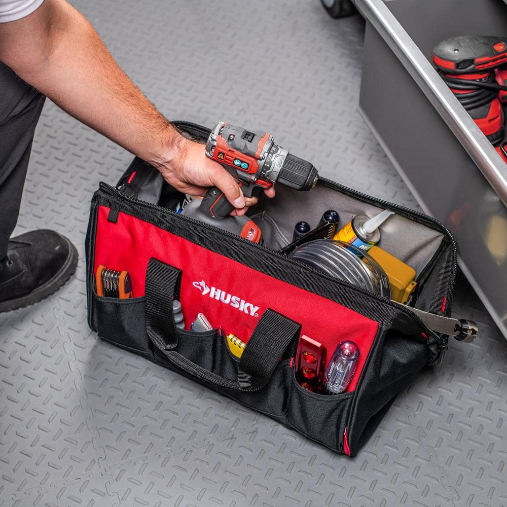 18 in. 14 Pocket Zippered Tool Bag - Hercitys