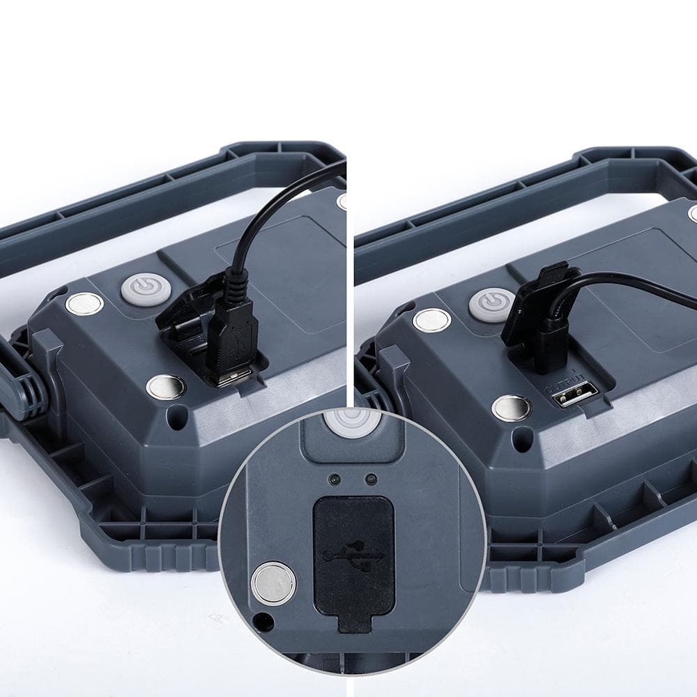 3000 Lumens Rechargeable Magnetic Utility Light With Power Bank (2-Pack ) - Hercitys