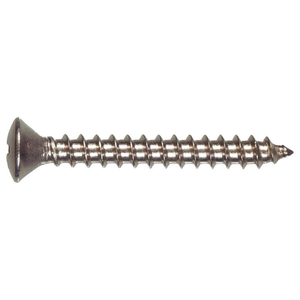 #8 3/4 in. Phillips Oval-Head Sheet Metal Screws (50-Pack) - Hercitys