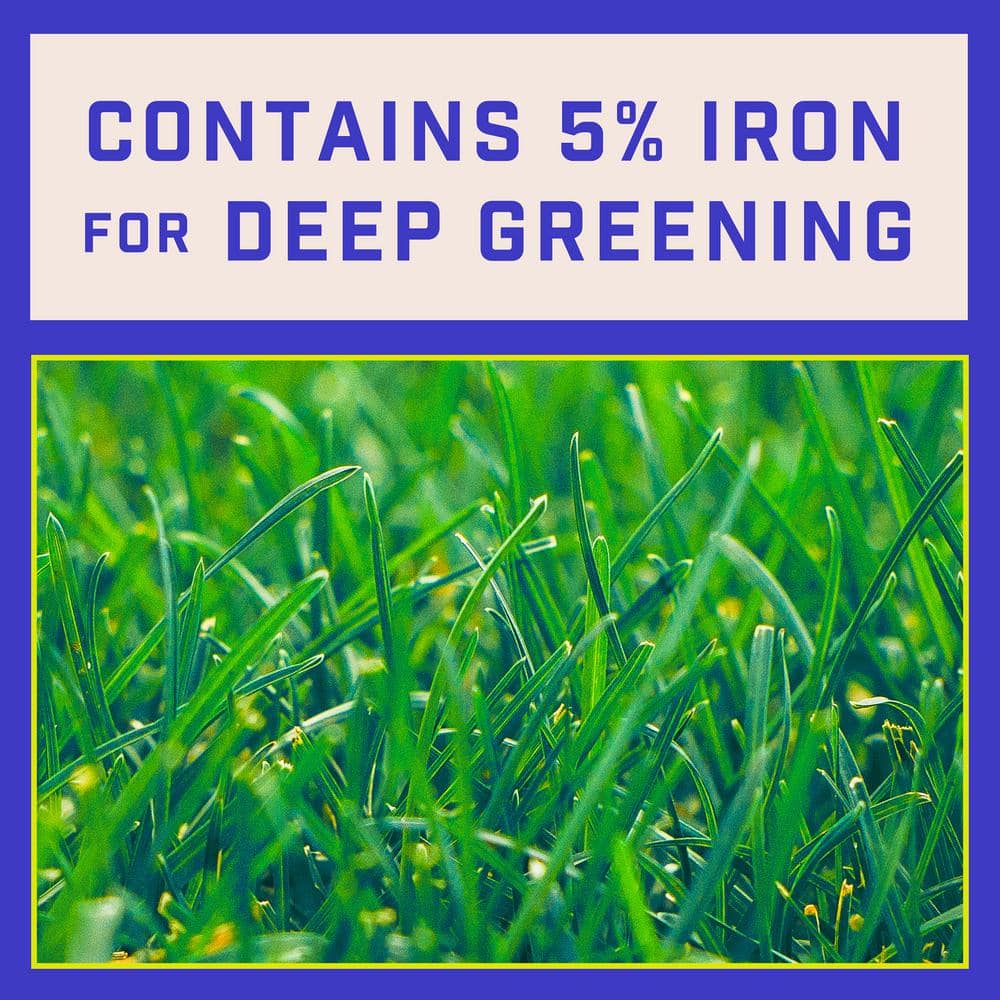 43.2 lbs. 12,000 sq. ft. Full Season Weed and Feed Lawn Fertilizer Granules Plus Crabgrass Control 25-0-8 - Hercitys