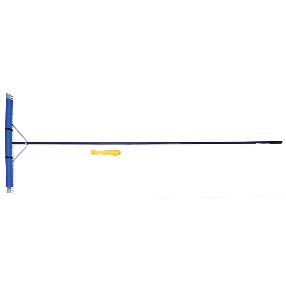 48 in. Floating Weed Lake Rake with 11 ft. Extension Handle and 50 ft. Rope - Hercitys