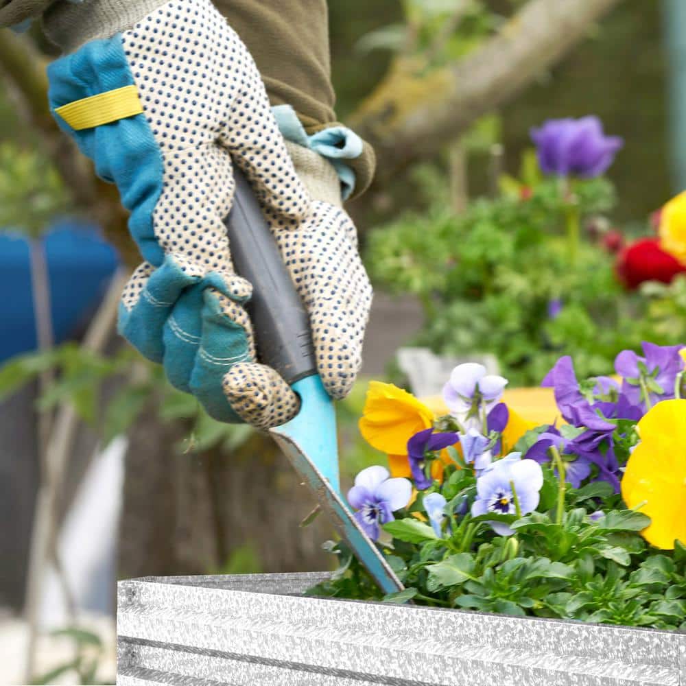 23.5 in. x 23.5 in. Silver Raised Garden Bed - Hercitys