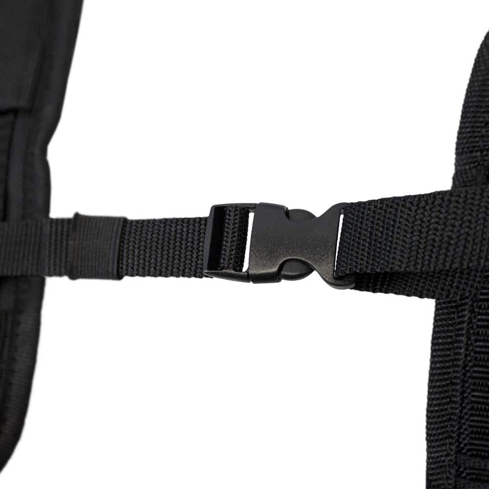 16-Pocket Black Carpenter’s Tool Belt with Suspenders - Hercitys