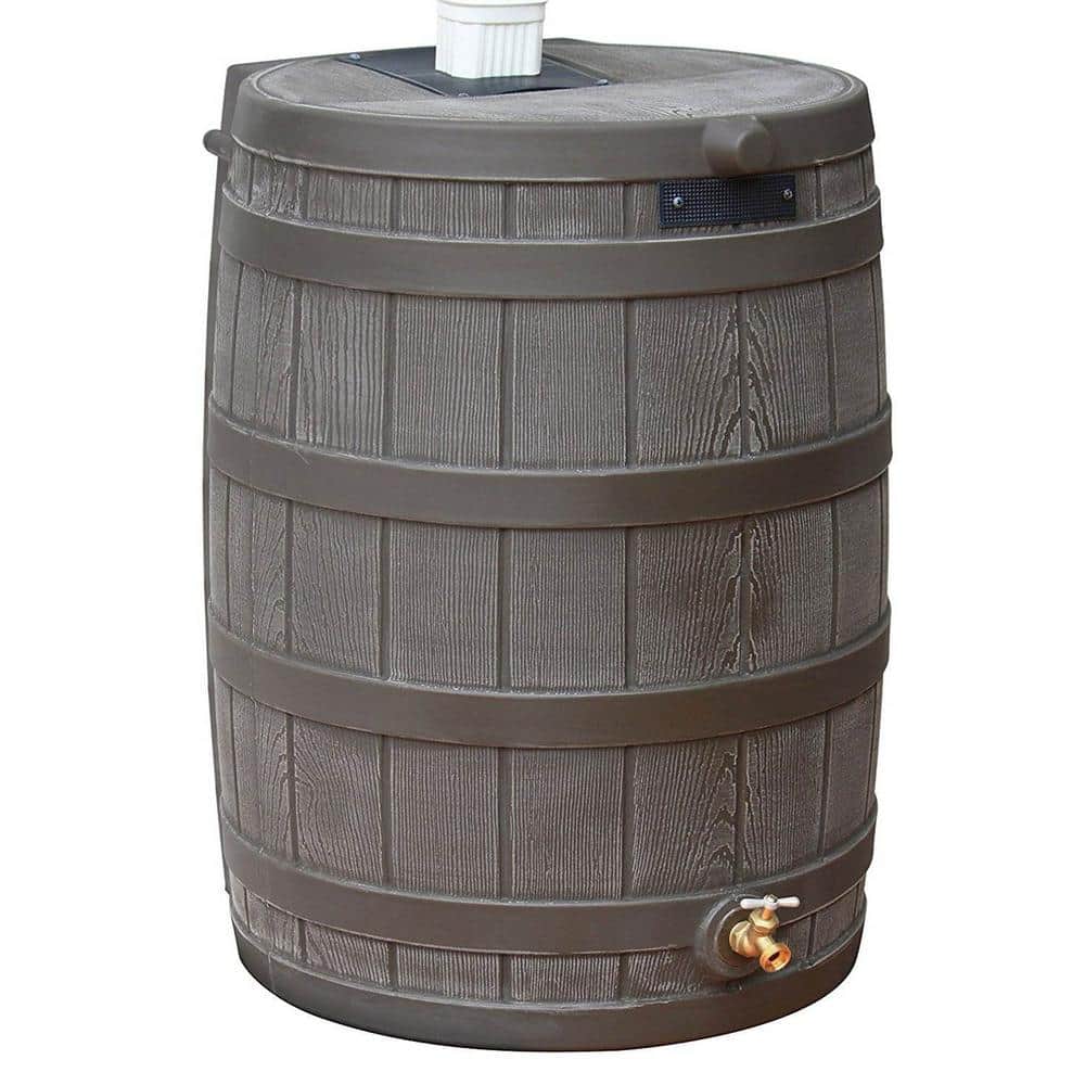 50 Gal. Oak Rain Barrel - Hercitys