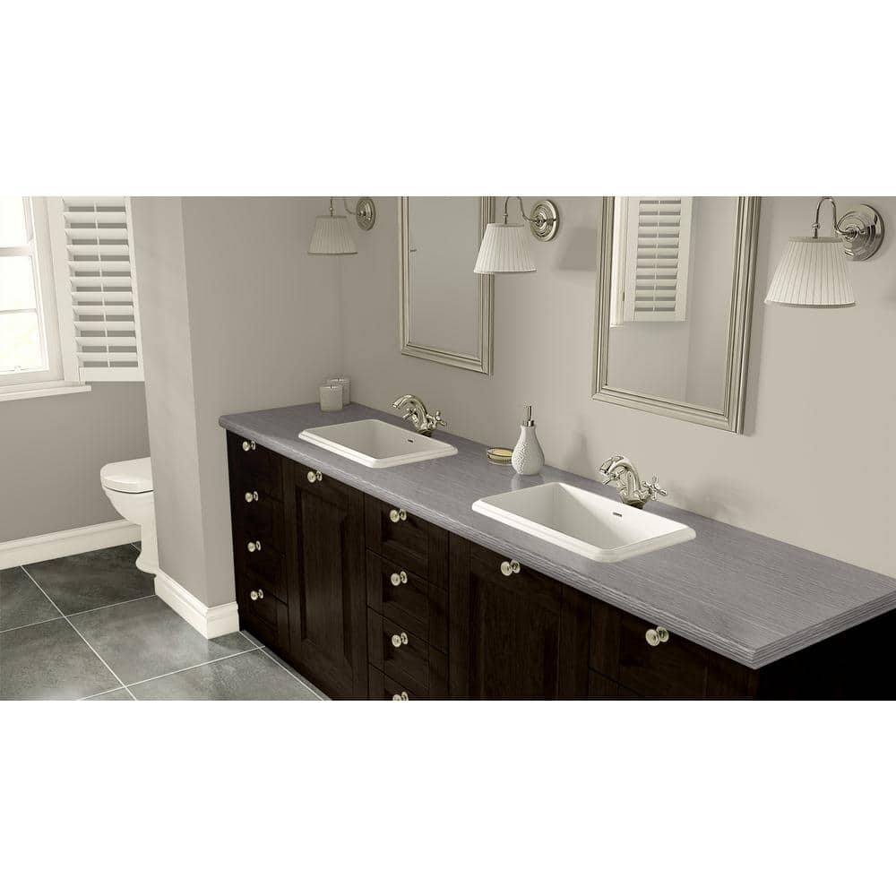 5 ft. x 10 ft. Laminate Sheet in Satin Stainless with Premium Linearity Finish - Hercitys