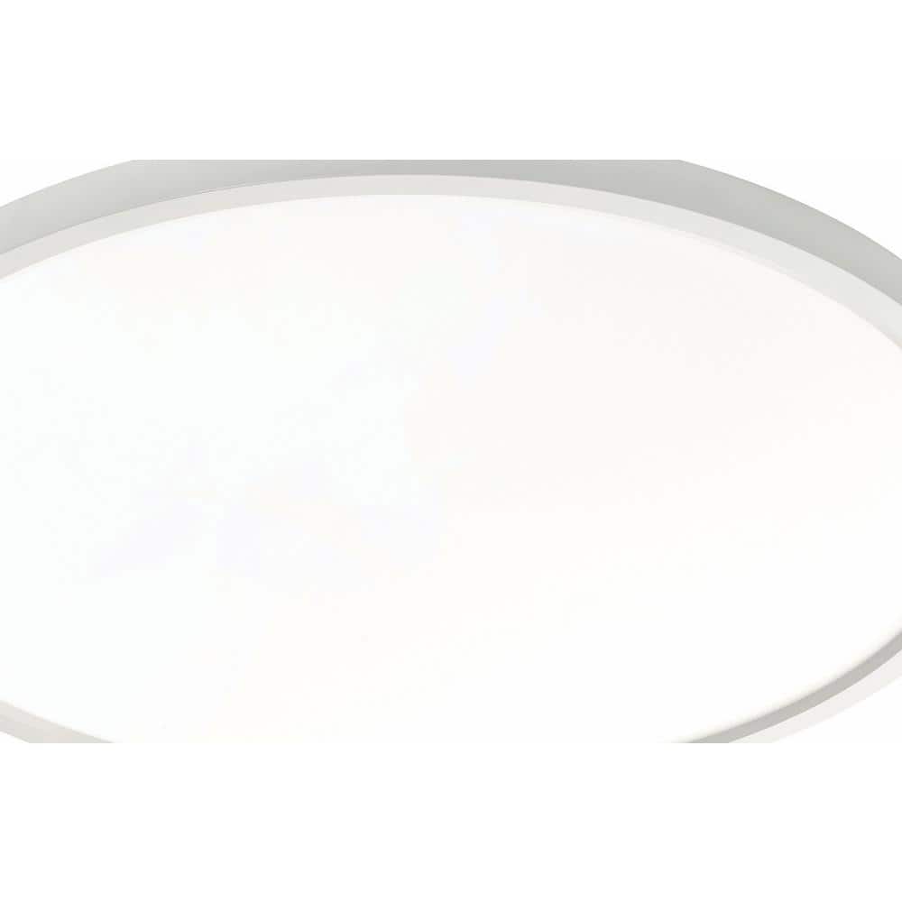 23.63 in. 1-Light White LED Flush Mount - Hercitys