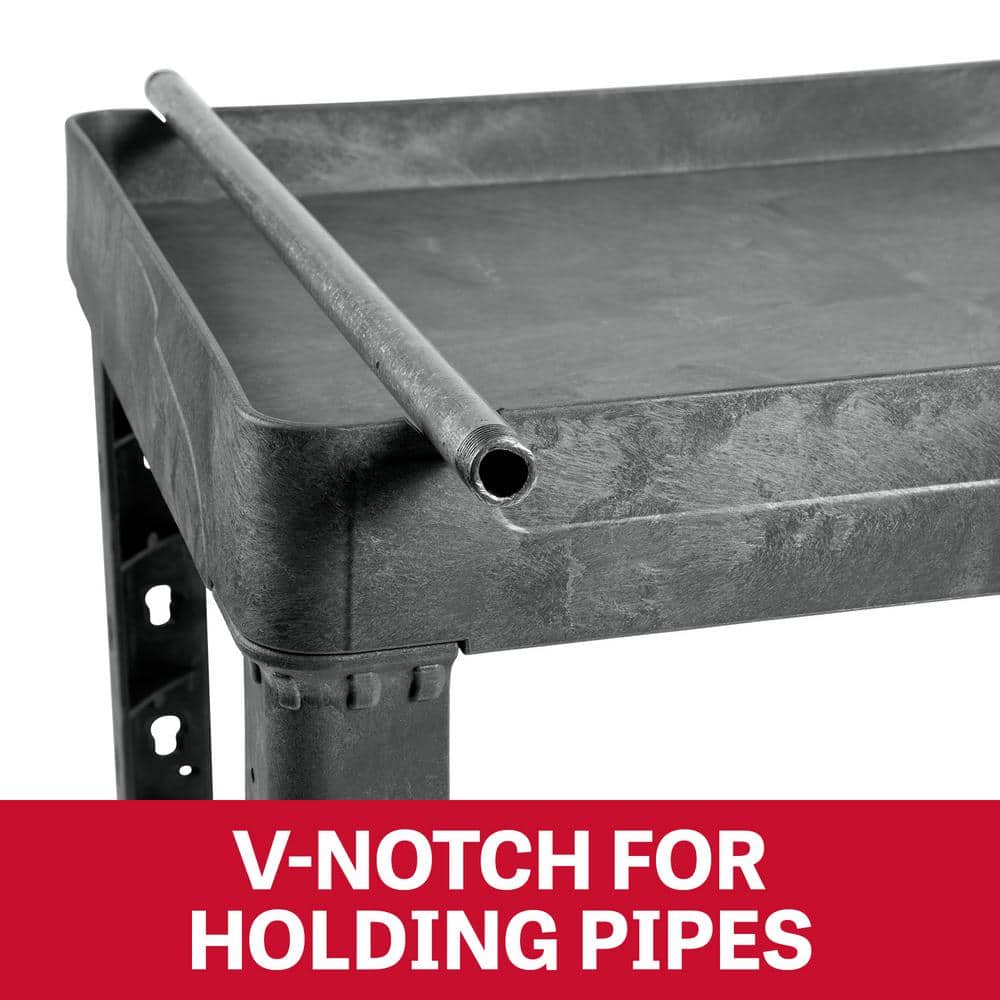 17 in. PUC-4117 Resin Utility Cart - Hercitys