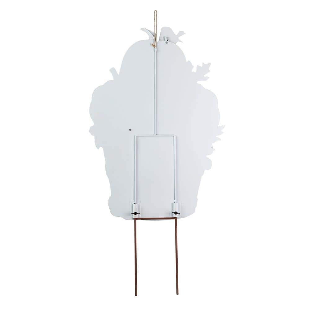 30.25 in. H Fall Metal Pumpkins with Barrel Yard Stake - Hercitys