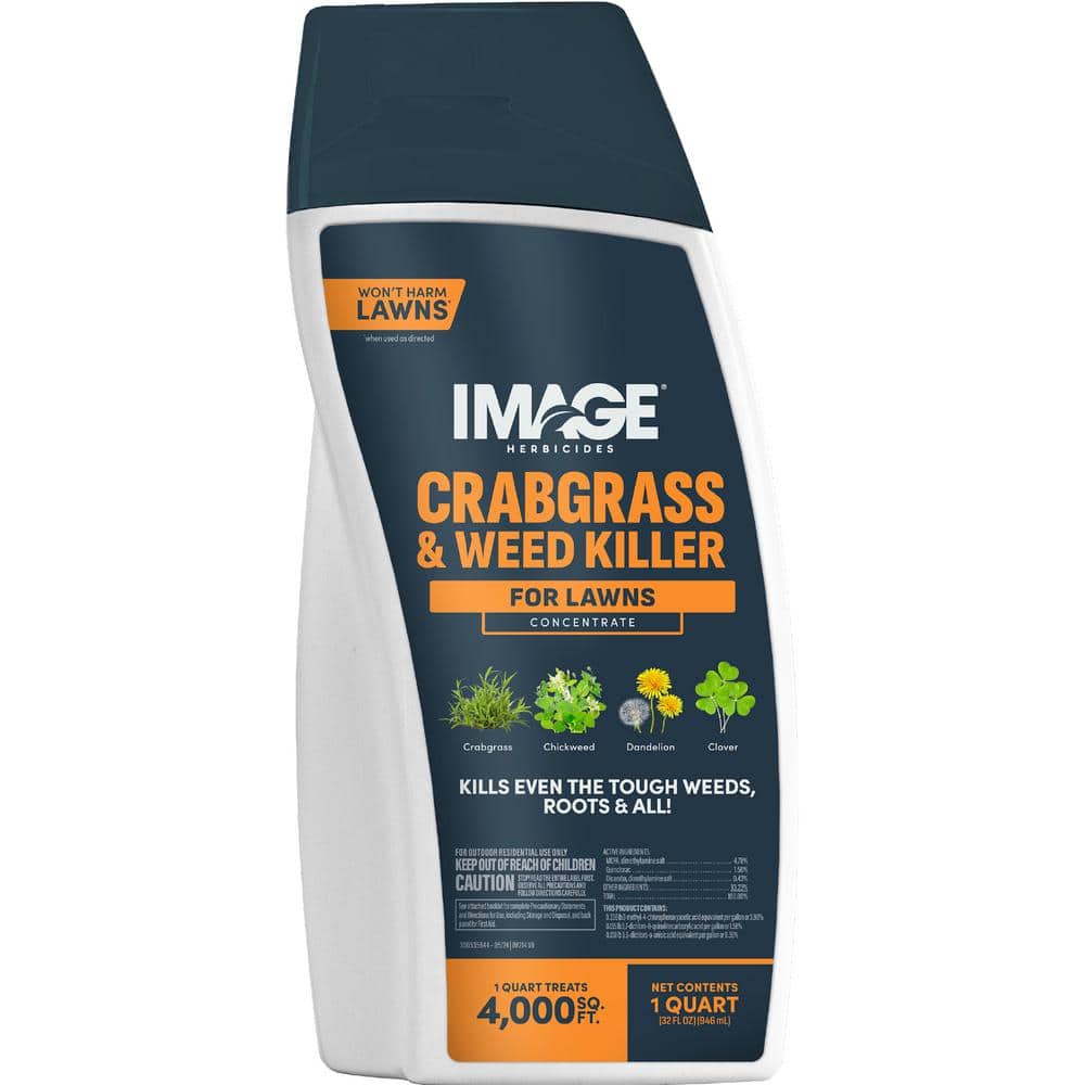 32 oz. 4,000 sq. ft. Lawn Weed and Crabgrass Killer Concentrate for 200-Plus Weed Types - Hercitys