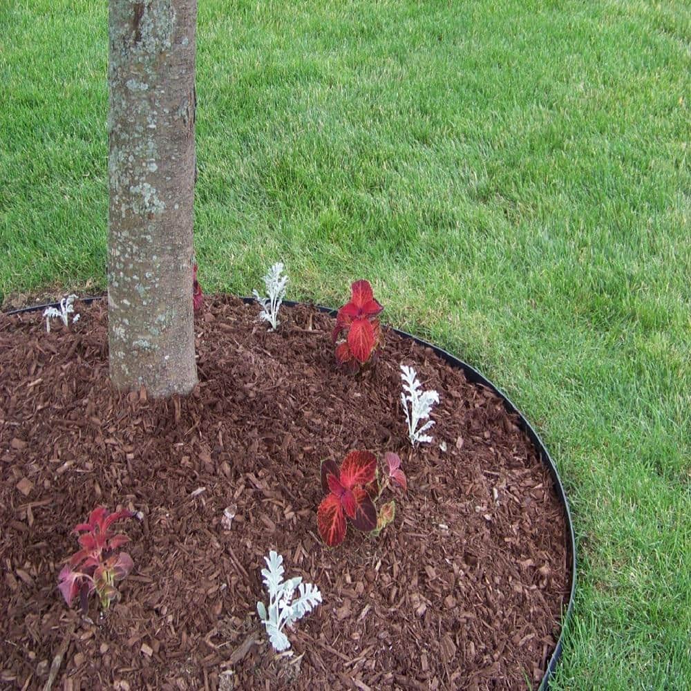 30 ft. L x 2 in. D x 1.5 in. H No Dig Edging Polyethylene with Extra Nails - Hercitys