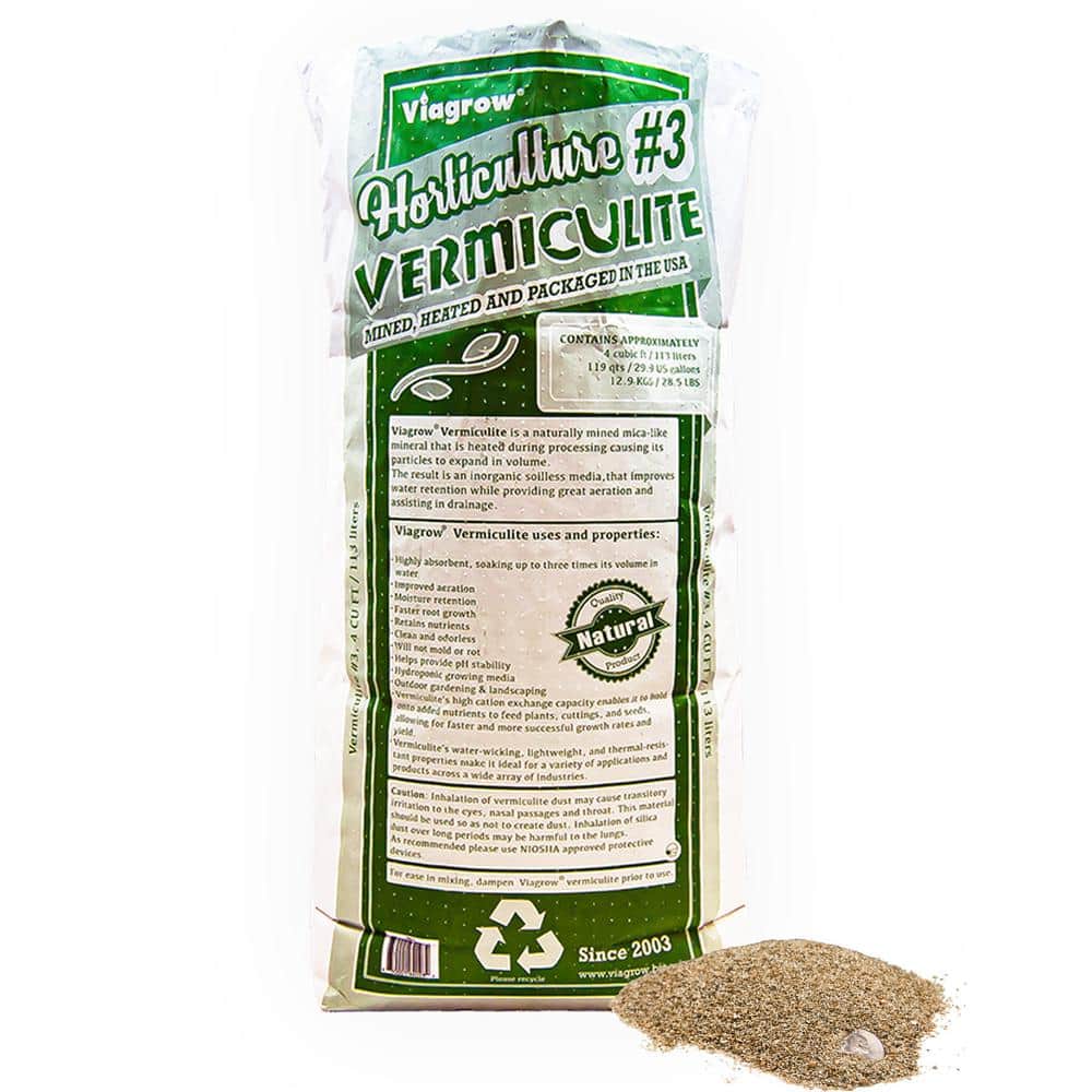 4 cu. ft. 29.9 Gal./113 l Horticultural Vermiculite Soil Amendment - Hercitys