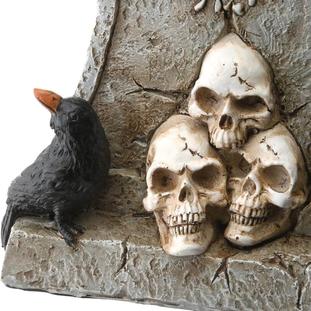 12 in. Tombstone and Skeleton Reaper - Hercitys