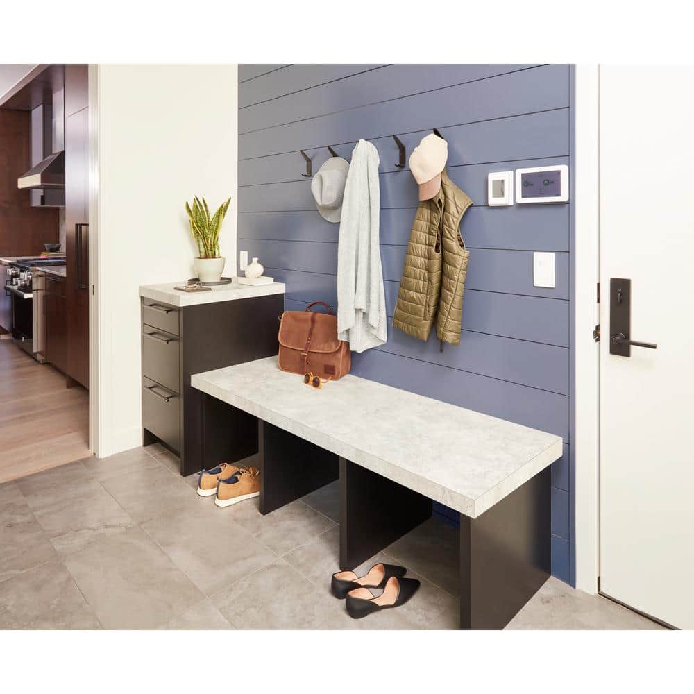 4 ft. x 8 ft. Laminate Sheet in Patine Concrete with Monolith Finish - Hercitys