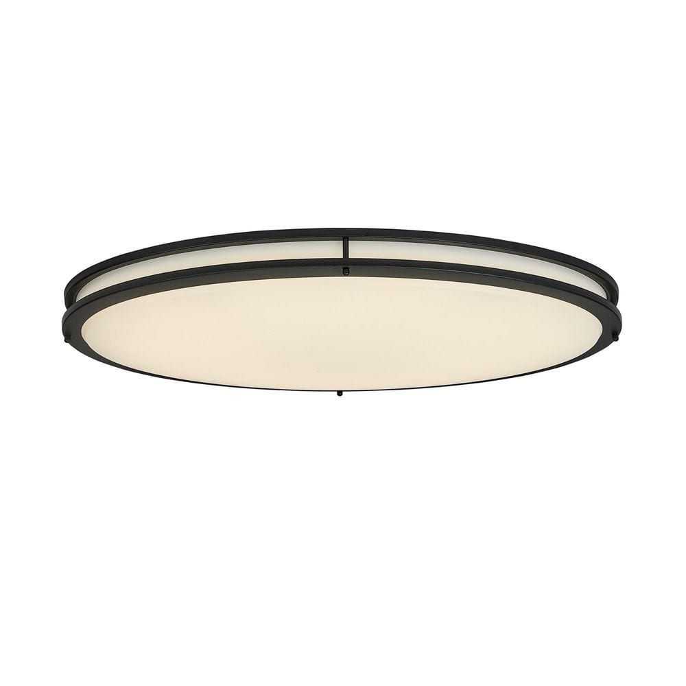 32.25 in. 1-Light Black LED Flush Mount - Hercitys