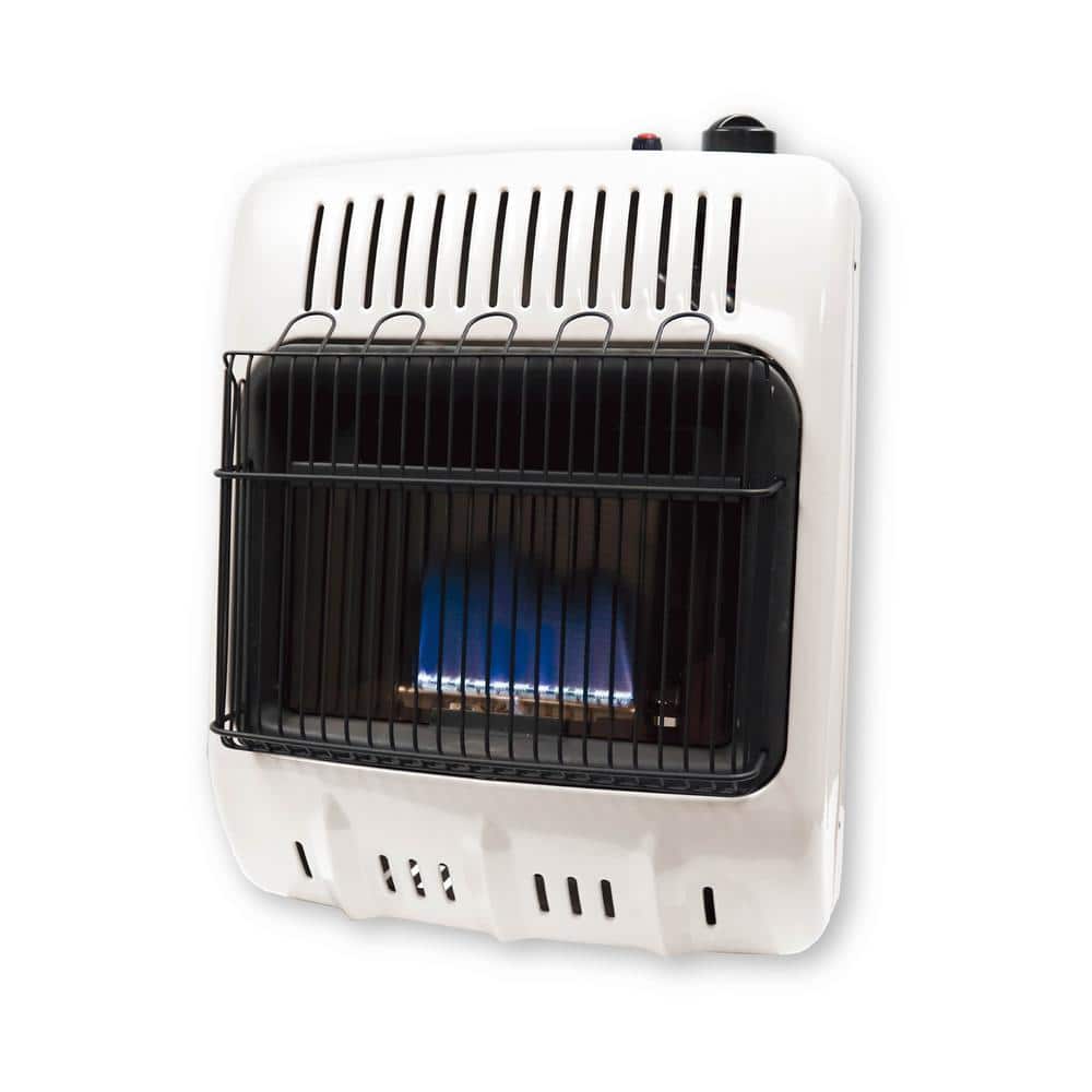 10,000 BTU Vent Free Blue Flame Natural Gas or Propane Dual Fuel Indoor Space Heater - Hercitys