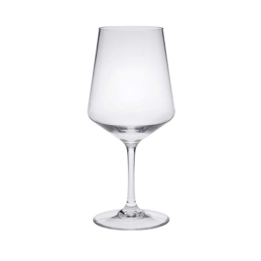 18 oz. Stemmed Acrylic Wine Glasses Set (Set of 4) - Hercitys