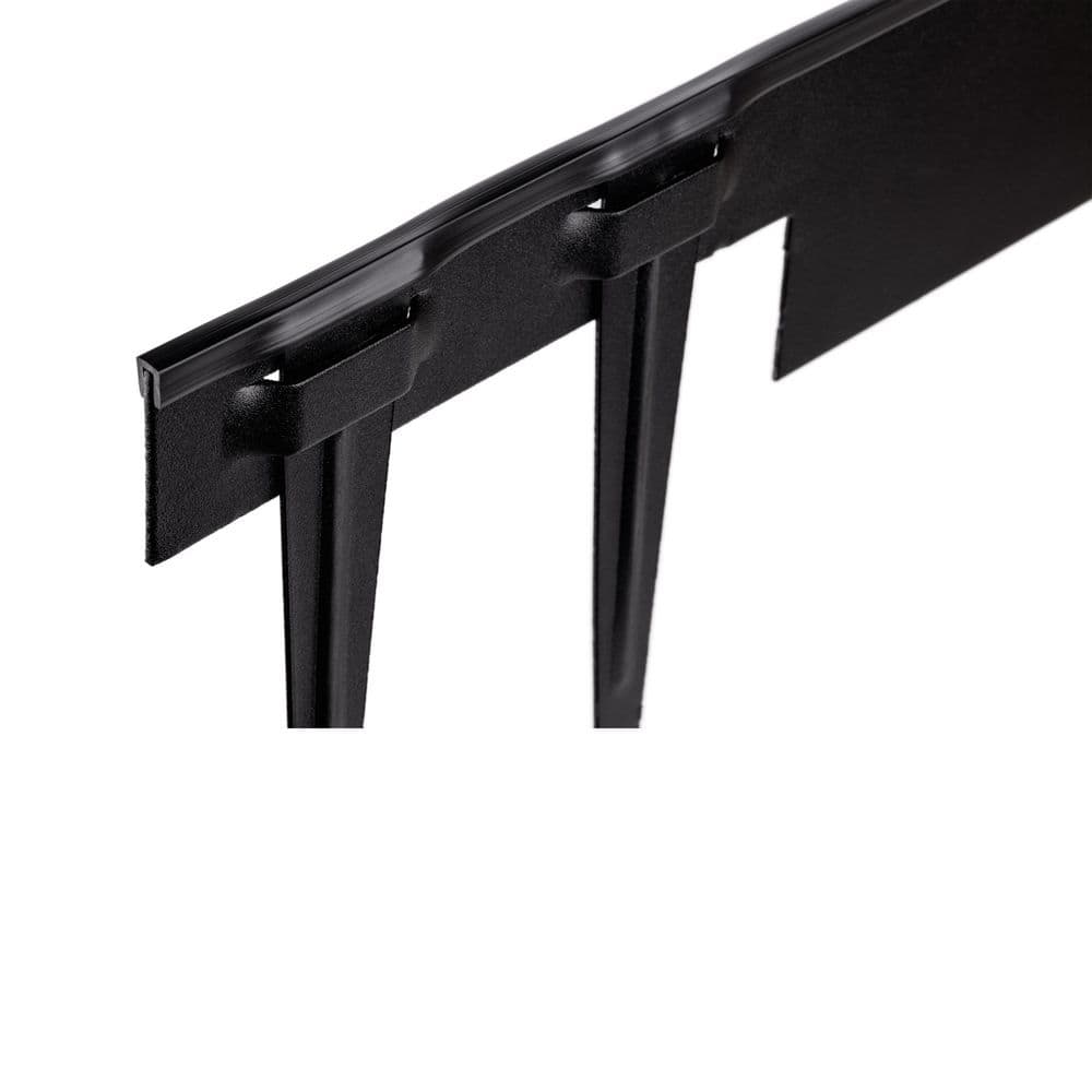 25 ft. Black Vinyl Trim Cap Edging - Hercitys