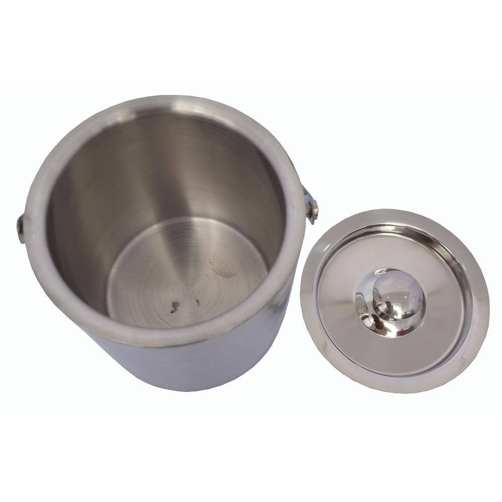 2 qt. Stainless Steel Double Wall Ice Bucket - Hercitys