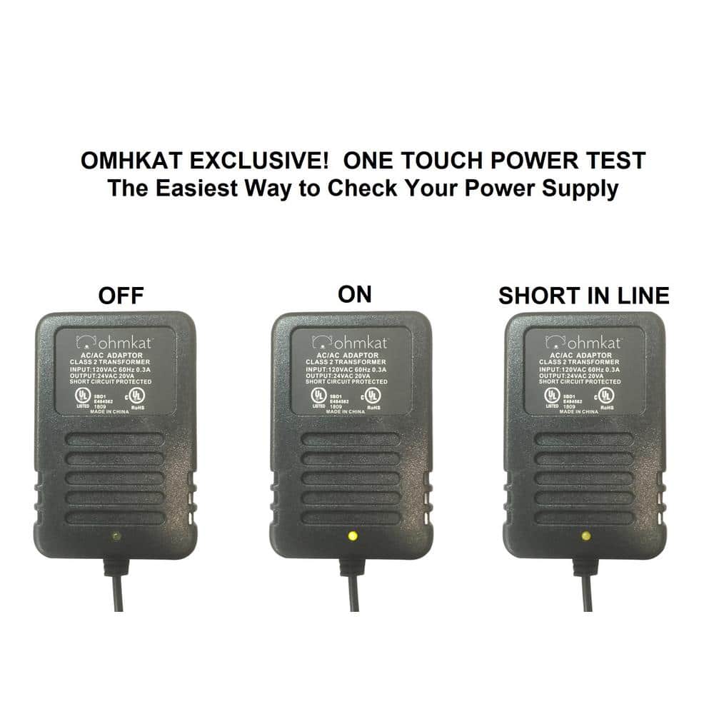 24-Volt Professional Grade Short Protected Power Supply – Designed for Smart Thermostats and Sprinkler Systems - Hercitys