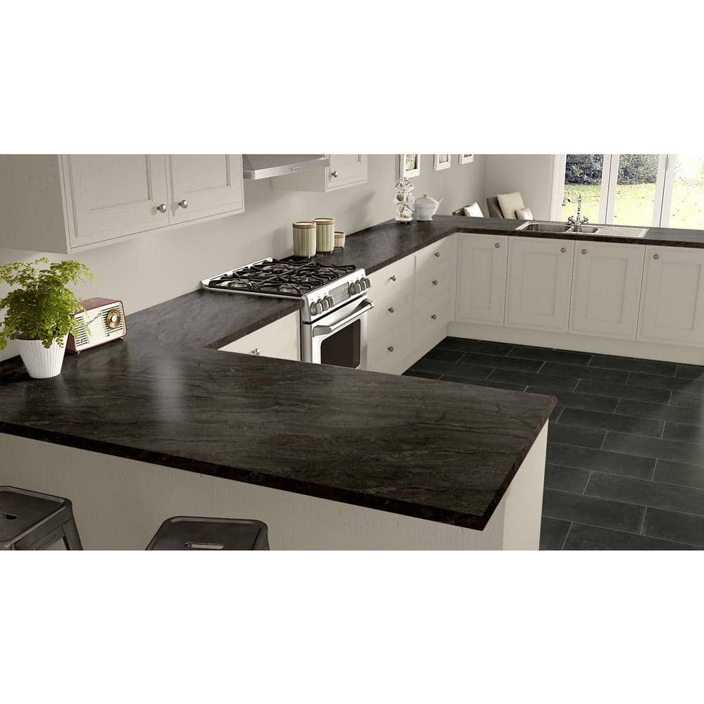 4 ft. x 8 ft. Laminate Sheet in Bronzite with Premium Quarry Finish - Hercitys