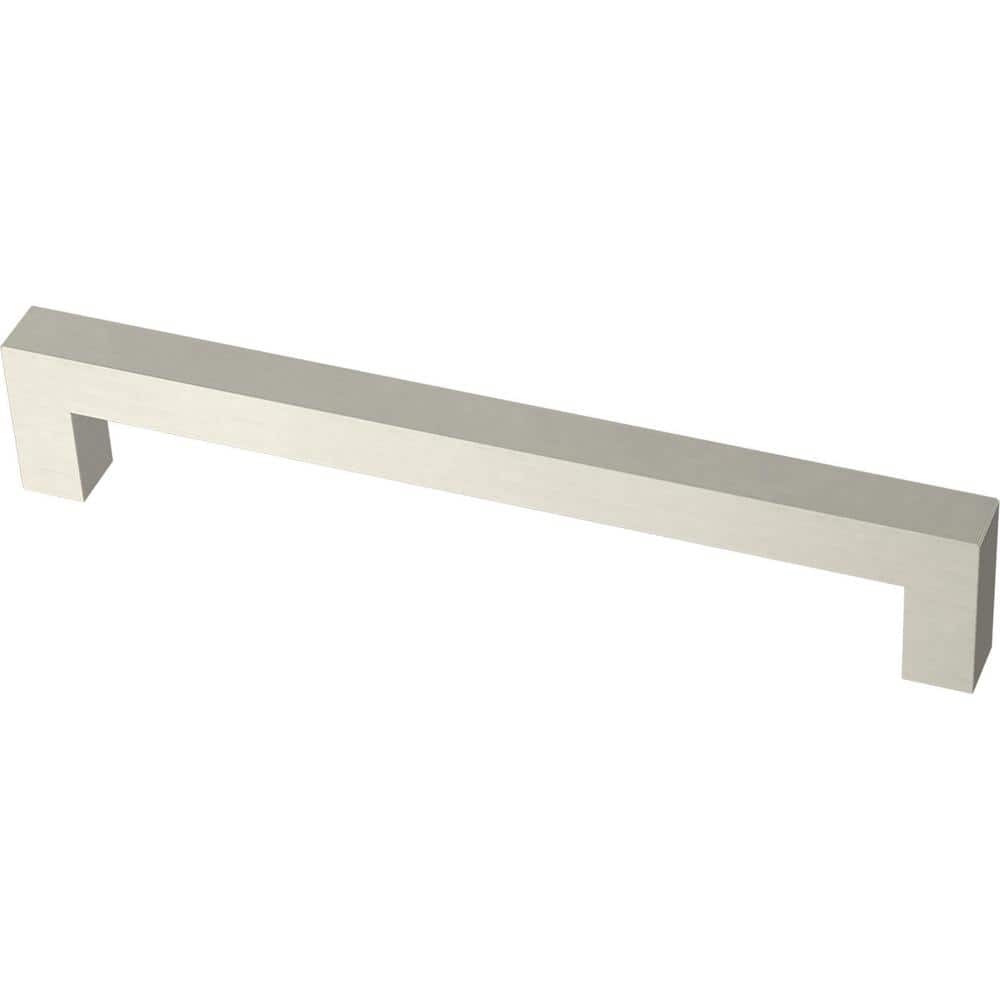 30-Pack Simple Modern Square 6-5/16 in. (160 mm) Modern Cabinet Drawer Pulls in Stainless Steel - Hercitys