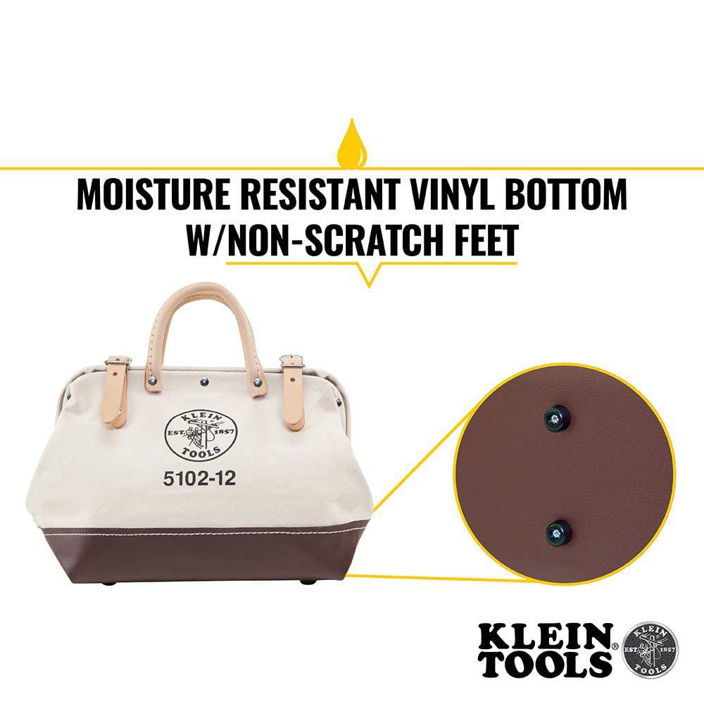 12 in. Canvas Tool Bag - Hercitys